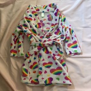 Soft Rainbow Bath Robe / Girls Rainbow Bath Robe